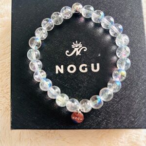 🤍🤍 NOGU WHITE BUBBLE GLASS BRACELET 🤍🤍